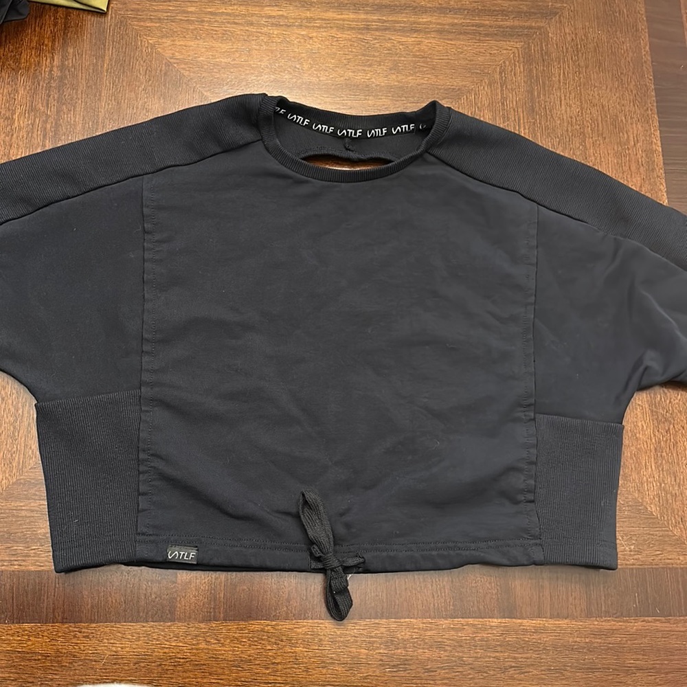 TLF cropped tee